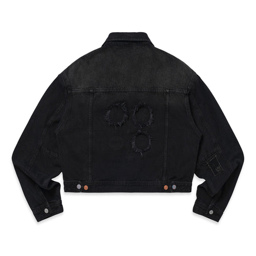 M&amp;M Black Denim Jacket