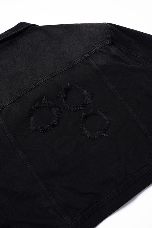 M&amp;M Black Denim Jacket