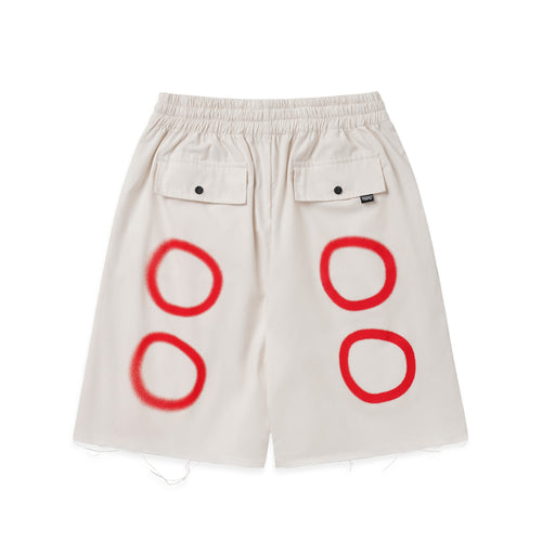 4-Hole Puncher White Shorts