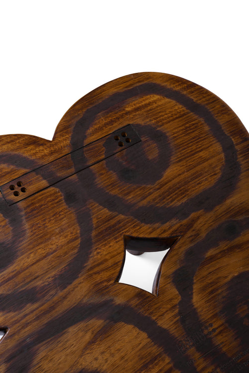 4-hole puncher wooden table