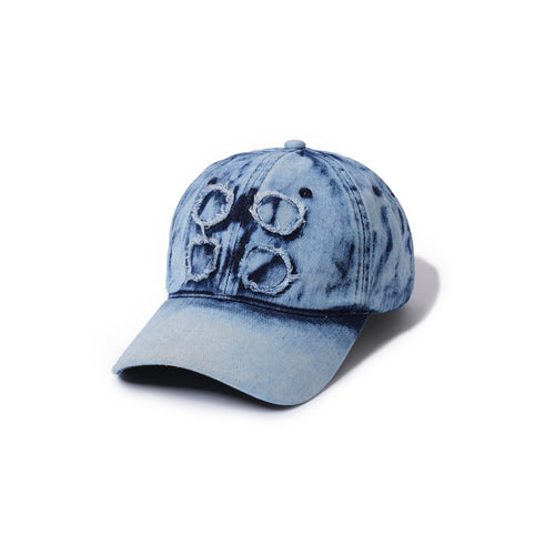 4-Hole Puncher Washed Blue Cap