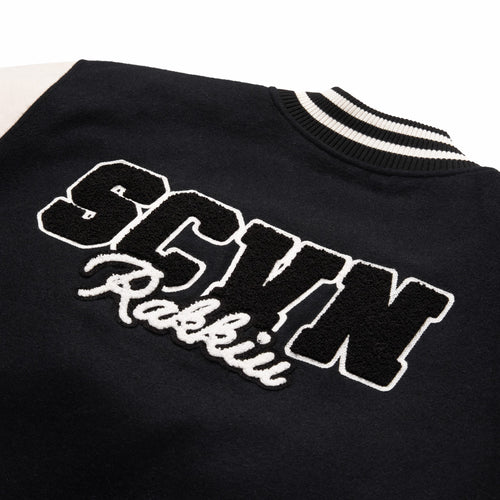 RK//SCVN Varsity Jacket Black