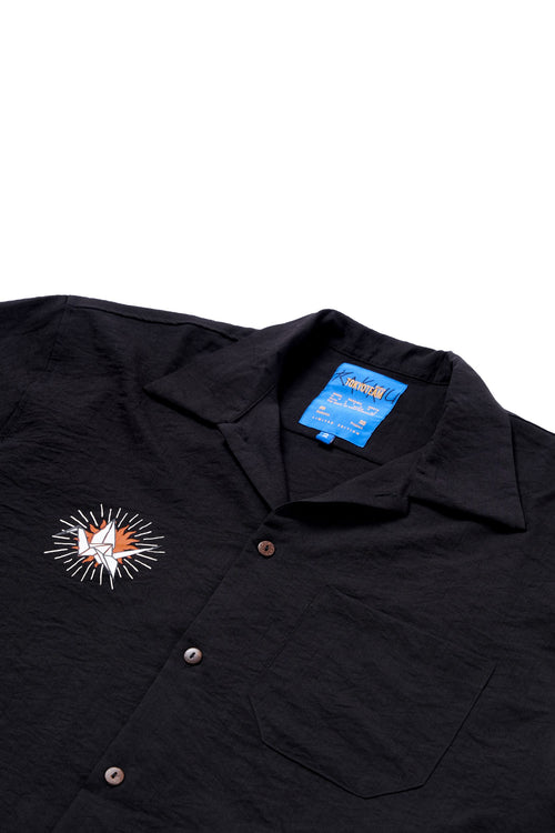 ONIZURU Black short sleeve shirt