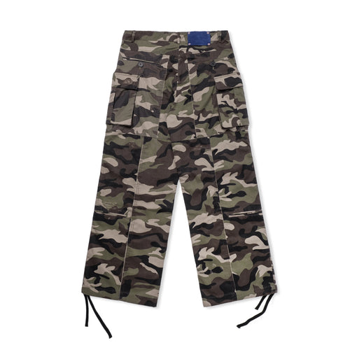 BUTTON Cargo Camo Pants