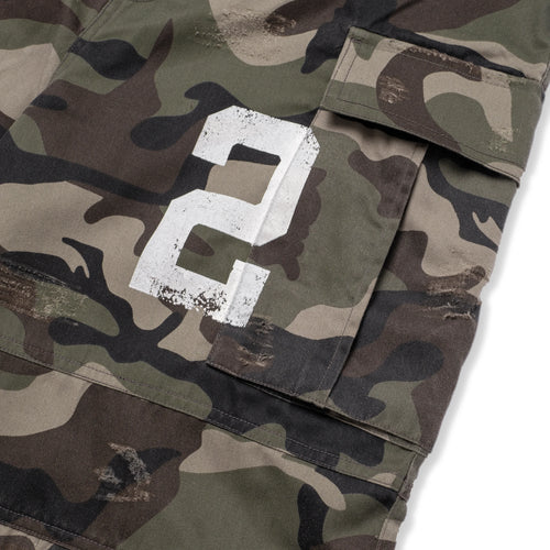 BUTTON Cargo Camo Pants