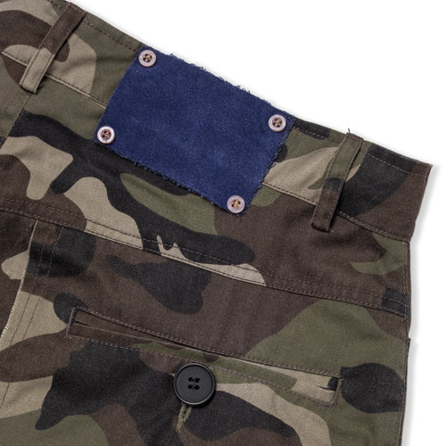 BUTTON Cargo Camo Pants