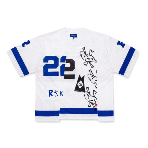 SKEW YA ホワイトジャージTシャツ