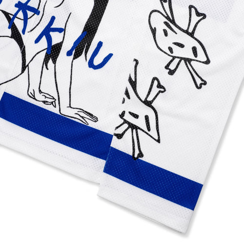 SKEW YA ホワイトジャージTシャツ