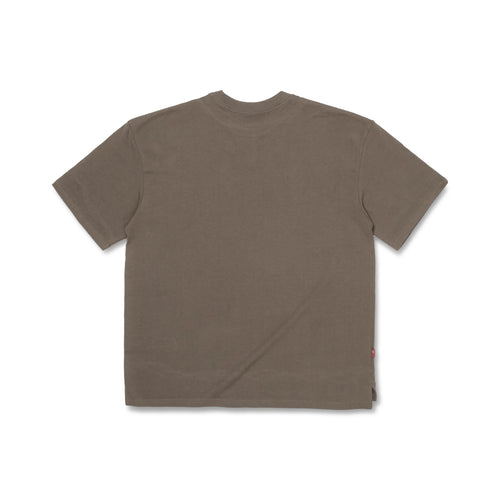 NO POCKET BROWN T-SHIRT