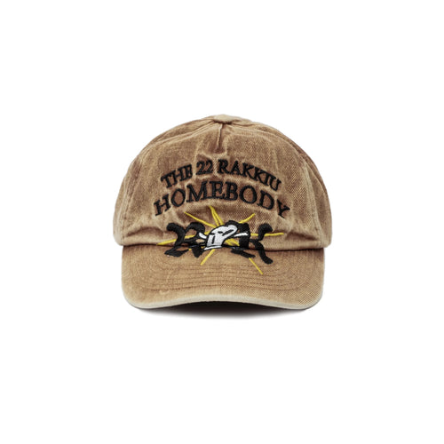HANG OUT Washed Brown Cap