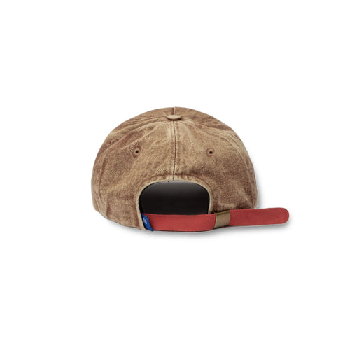 HANG OUT Washed Brown Cap