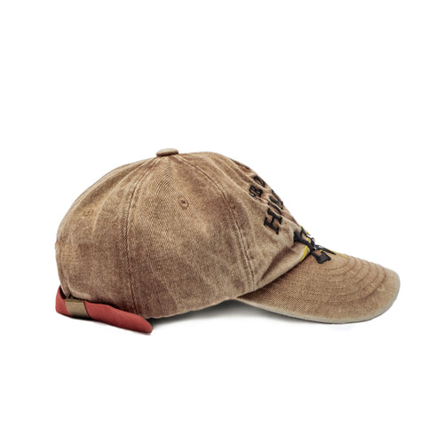 HANG OUT Washed Brown Cap
