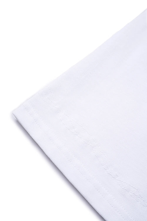 NO POCKET WHITE T-SHIRT