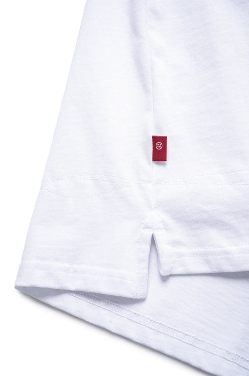 NO POCKET WHITE T-SHIRT