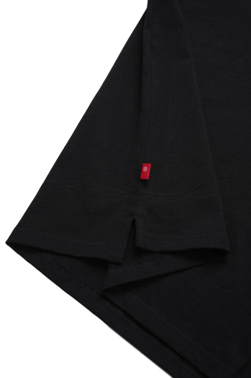 No Pocket Black T-Shirt